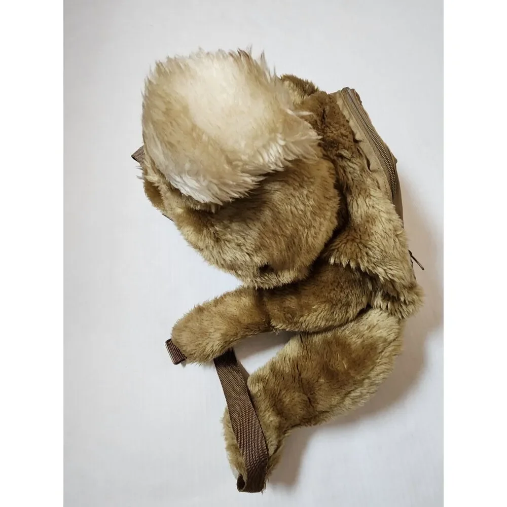Hug‑A‑Pet Koala Plush Backpack Vintage Brown Tan